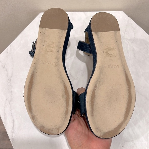 🔥J. Crew Navy Sandals with Colorful Embellishments🔥 - Picture 5 of 5